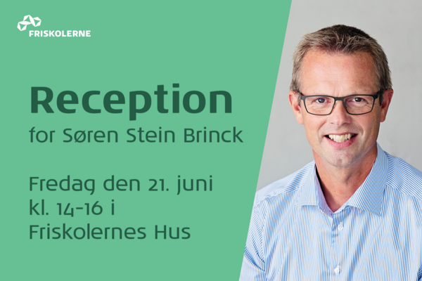 Reception for Søren Stein Brinck fredag den 21. juni
